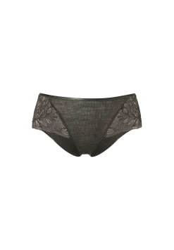 Femme Zimmerli Wool & SilkSlip - black olive