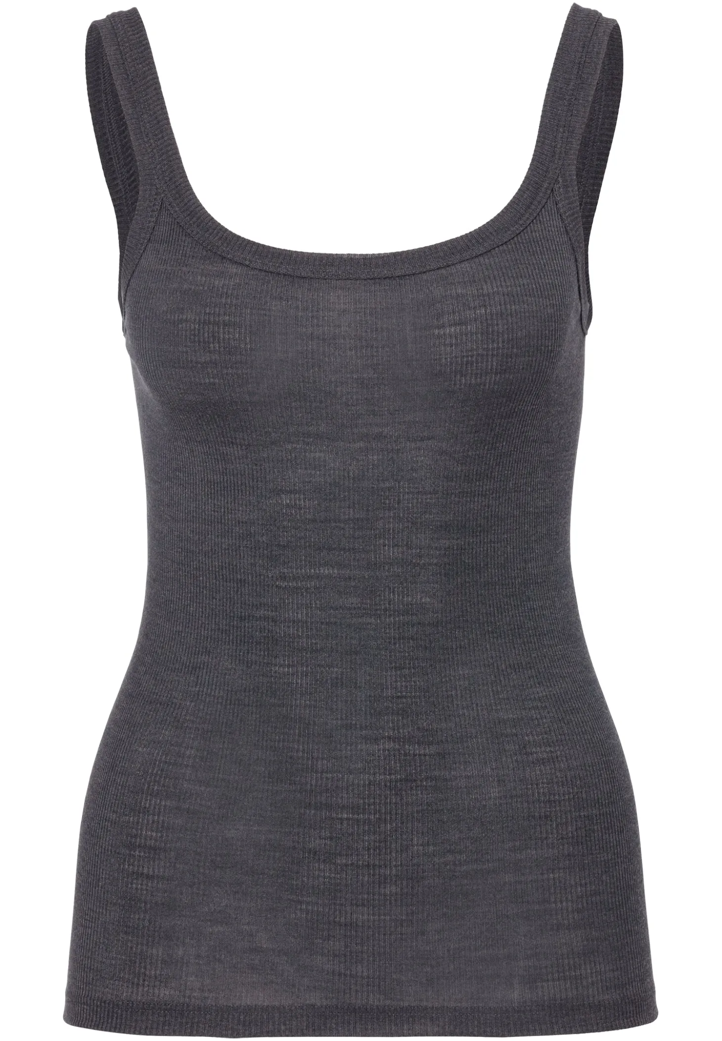 Femme Zimmerli Wool & SilkTop - anthrazit
