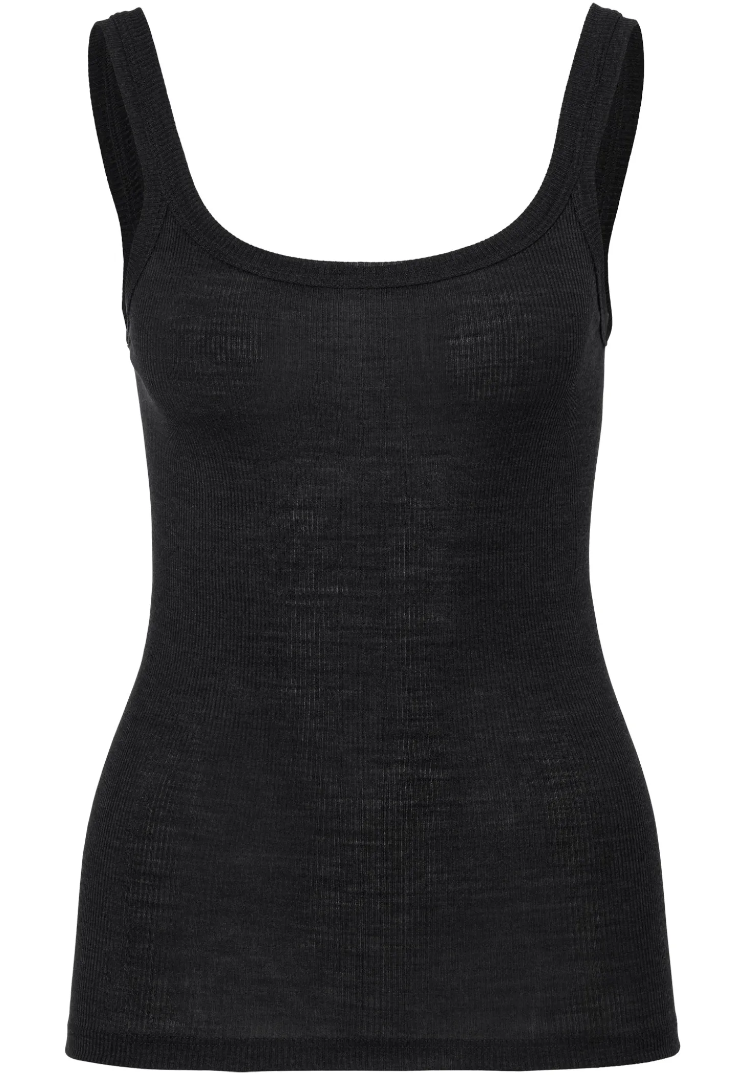 Femme Zimmerli Wool & SilkTop - black