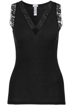 Femme Zimmerli Wool & SilkTop - black