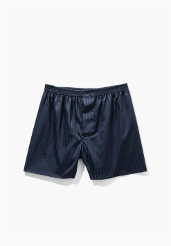 Homme Zimmerli Woven NightwearBoxer Shorts - navy