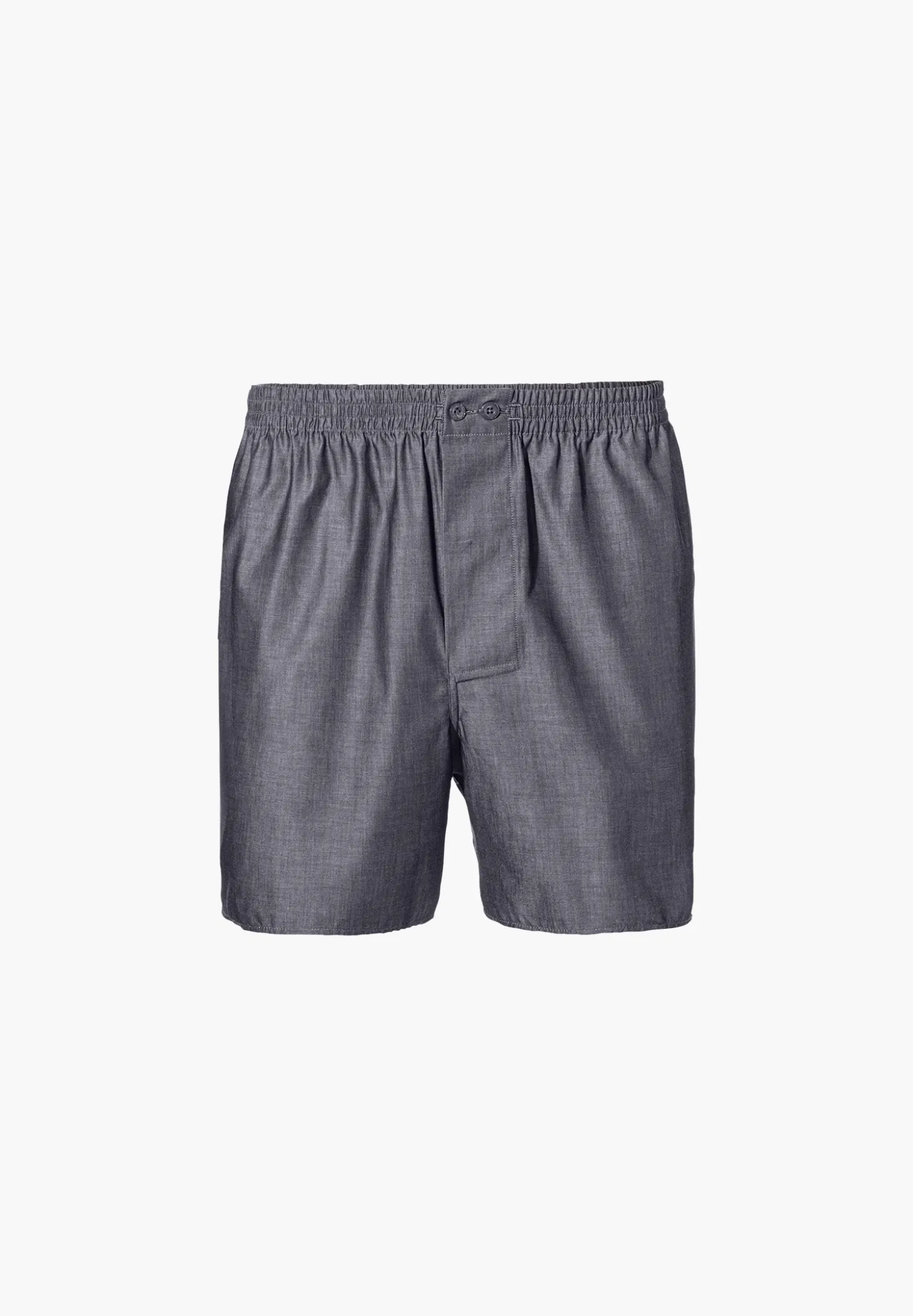 Homme Zimmerli Woven NightwearBoxer Shorts - dark grey mélange